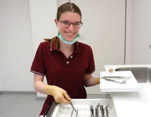 Sabrina Drescher, Auszubildende